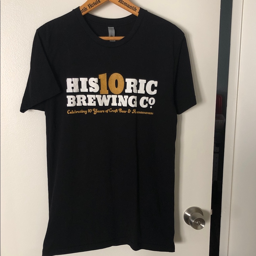 FLAGSTAFF ARIZONA HISTORIC BREWING CO 10 YEAR ANNIVERSARY TEE